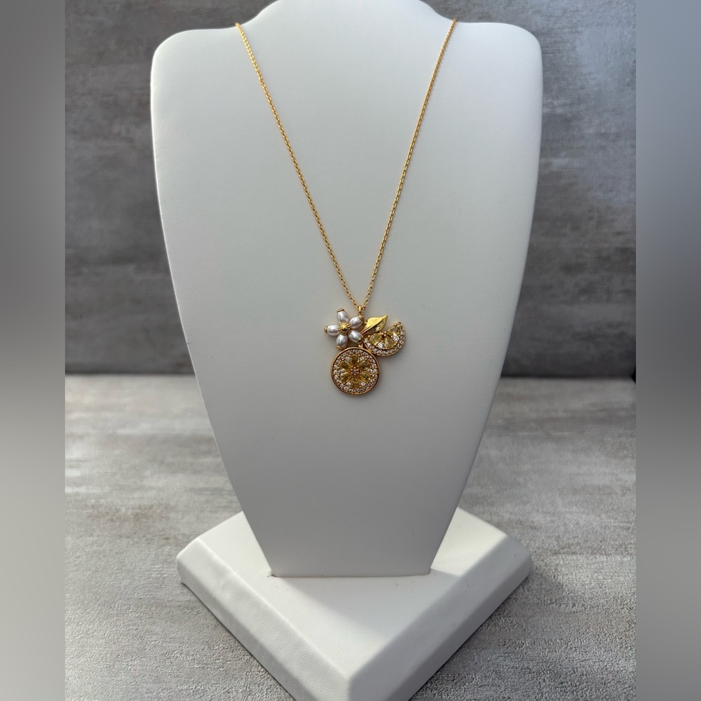 Kate Spade Fresh Squeeze Cluster Pendant Necklace - Picture 2 of 5